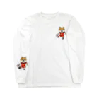 8kuru_kuru8の秋田犬　サッカー部　大和 Long Sleeve T-Shirt