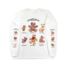 okappaloverのTEDDY BEAR collection ロングスリーブTシャツ