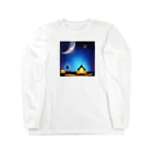 jamrovin39@ひまからの脱却！！のAIよりAIをこめて（キャンプ） Long Sleeve T-Shirt