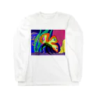 歌川夏子のbutterfly Long Sleeve T-Shirt