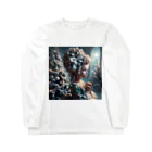 DeenaDeeのRococo Reverie: Moonlit Elegance 「月夜と少女のロココ夢物語」 Long Sleeve T-Shirt