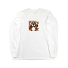 ほっこり絵音舎のドラムセット Long Sleeve T-Shirt