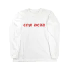 サトシ最悪の配信者のCOM DEAD (RED) ロングスリーブTシャツ