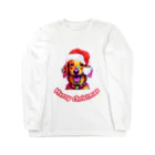 wawmplansのミニチュアダックスフンド　メリークリスマス Long Sleeve T-Shirt