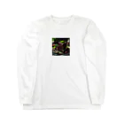 Girigiri-kのダークチョコレートとミントのフードゥブラウニー Long Sleeve T-Shirt