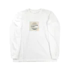 raio-nの禅の風 珪砂デザイン ロングスリーブTシャツ