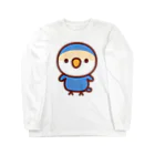 いんこ屋堂のコザクラインコ（バイオレットチェリー） Long Sleeve T-Shirt