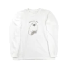 YouStoreのあくびをするタヌキ Long Sleeve T-Shirt