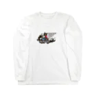 77Artcoのcafe racer cat Long Sleeve T-Shirt