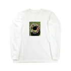 Echeveria_Masterの多肉のリースちゃん♡ Long Sleeve T-Shirt