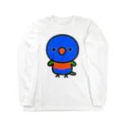 いんこ屋堂のゴシキセイガイインコ Long Sleeve T-Shirt