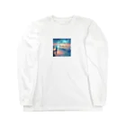 shigetomeのウェーブ・ウィスパー Long Sleeve T-Shirt