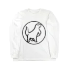 夢幻カワウソくんのお店のロゴマーク風カワウソくん Long Sleeve T-Shirt