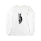 深夜の猫屋さんのしんやねこ Long Sleeve T-Shirt