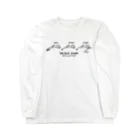 PokuStarの陸上競技　ネコの三段跳び Long Sleeve T-Shirt