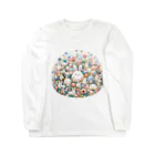 raio-nのハッピーフローラルファンタジー Long Sleeve T-Shirt