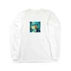 bestfriend54のカラフルカワセミくん Long Sleeve T-Shirt