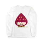 Tulippaのしかめっつらのいちごちゃん Long Sleeve T-Shirt