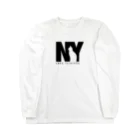 にゃんこ最強道のNY風にゃんこ最強道 Long Sleeve T-Shirt