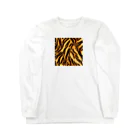 青林檎の勝利の虎柄！ Long Sleeve T-Shirt