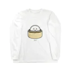 BISCUITのココナッツ団子のここ ロングスリーブTシャツ