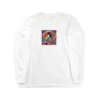 100万屋の百万屋の双竜と巫女グッツ Long Sleeve T-Shirt