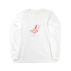 harappecoの生地をこねるアヒル Long Sleeve T-Shirt