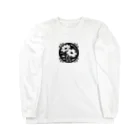 ファンシーTシャツ屋のクールなトライバルフラワーⅣ Long Sleeve T-Shirt