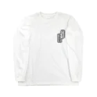 QUQU_WORKSの天上天下唯我独尊 ブッダ 仏陀 釈迦 ブラック Long Sleeve T-Shirt