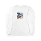 はまみるの軽快で洗練されたモダン鉄道 Long Sleeve T-Shirt