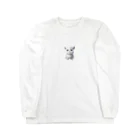 ブサカワ二頭身アニマルくんのブサカワ二頭身アニマル(背景無) Long Sleeve T-Shirt