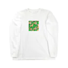 guppy_papaの小さな体に大きな魅力。ちわわのアートで心地よい癒しタイム Long Sleeve T-Shirt