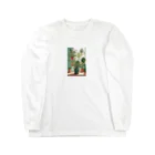 kamako-0608の観葉植物のイラスト Long Sleeve T-Shirt