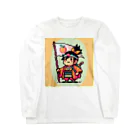 Ai_momotaro_diaryのMOMOTARO8bit ロングスリーブTシャツ