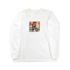 BLACKWILLの自転車サングラスフクロウ Long Sleeve T-Shirt