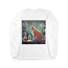 oekakishopの研究する猫 Long Sleeve T-Shirt