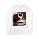 oekakishopの本と猫 Long Sleeve T-Shirt