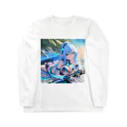 シロクマペンギンのエルフのサイバーピアニストの夏休み Long Sleeve T-Shirt