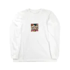 ぱむぱむのかわいい仔犬のグッズ Long Sleeve T-Shirt