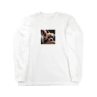 oscartakaの飼い主の足元にくっついているチワワ Long Sleeve T-Shirt