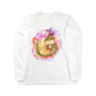 C.workセンターの花の龍 Long Sleeve T-Shirt