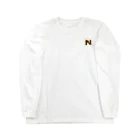 N bearのN bear あずき色 Long Sleeve T-Shirt