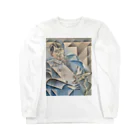 世界美術商店のピカソの肖像画 / Portrait of Pablo Picasso Long Sleeve T-Shirt