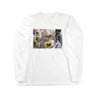 ロコモコのあらじる こんぶじめ つぶ貝 Long Sleeve T-Shirt