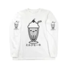 HappyFaceMarketのみんな大好きミルクセーキ Long Sleeve T-Shirt