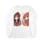 ＣＨＡＮＣＨＩ♪の制服少女アイドルユニットTwin ロングスリーブTシャツ