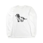 ちゅんのふわふわイングリッシュコッカースパニエル　ブルーローン Long Sleeve T-Shirt