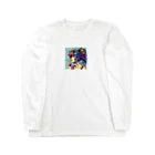 Sound17のタバコを吸う女性 Long Sleeve T-Shirt