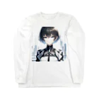 しんがんの未来的なAI美女 Long Sleeve T-Shirt