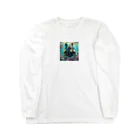 lovedogfamilly2の潜水士フレブルちゃん Long Sleeve T-Shirt